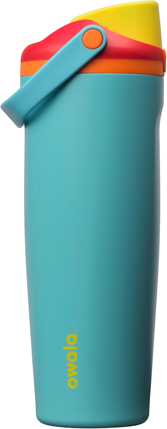 Owala FreeSip Sway Insulated Stainless Steel Water Bottle - 40oz, Two-Way Spout, BPA Free, Leak Proof, Ideal for Travel & Sports