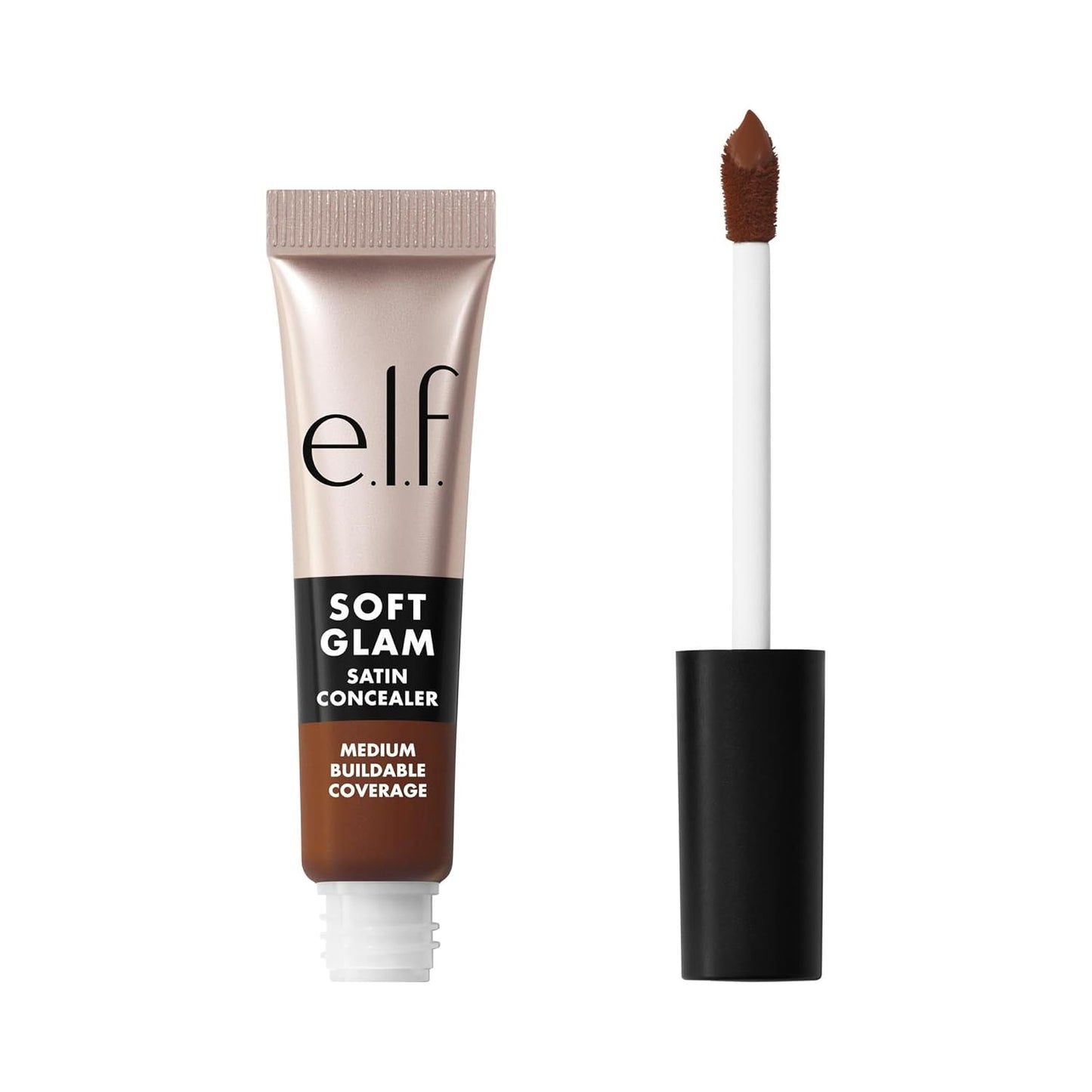 e.l.f. Soft Glam Satin Concealer - Medium Coverage, Crease-Resistant, Long-Lasting | 13 Fair Neutral