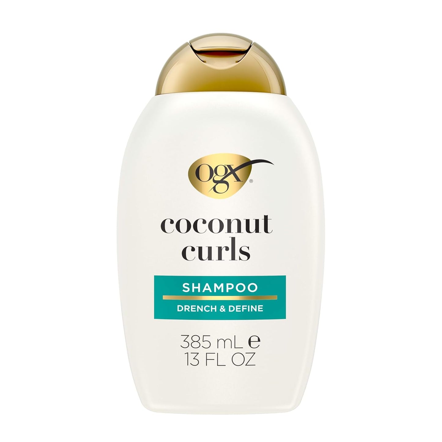 OGX Curl-Defining Shampoo - Hydrating Coconut Oil & Honey for Curly Hair | 13 fl oz