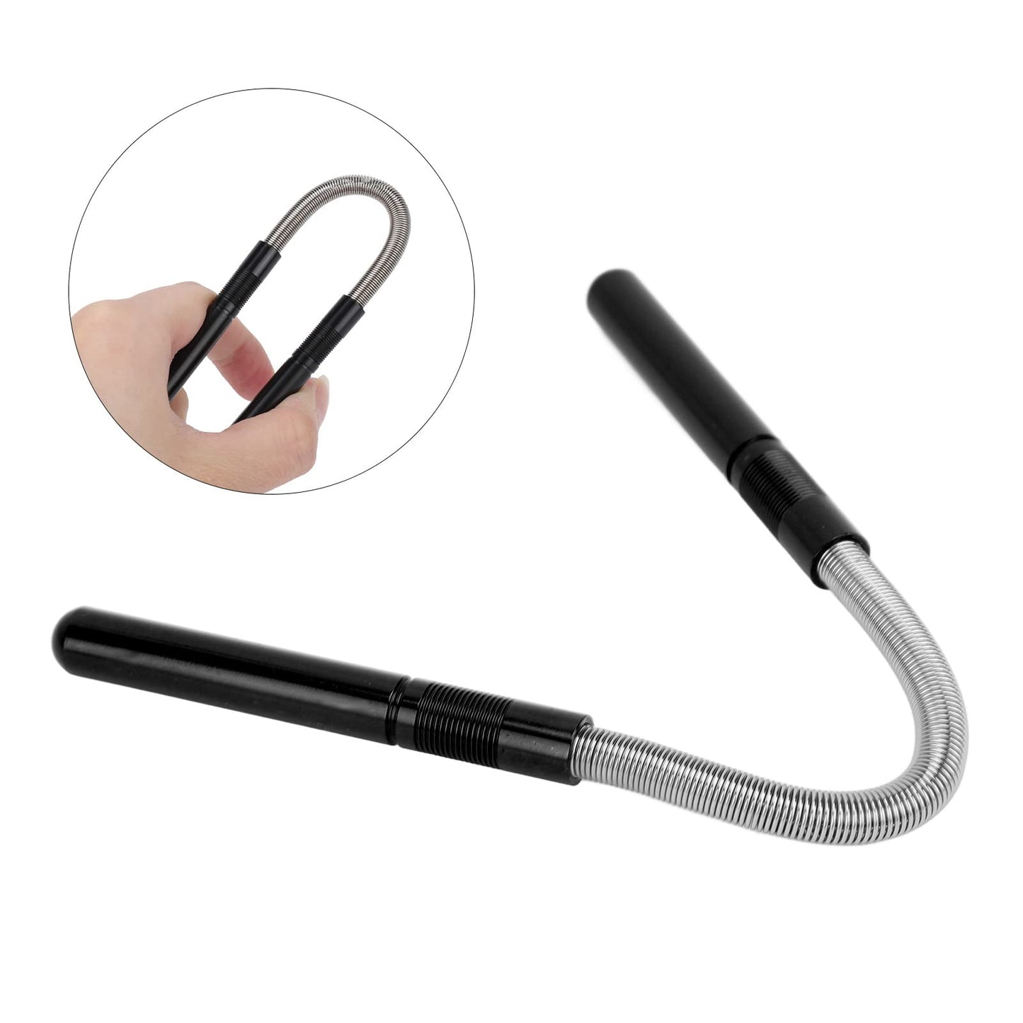 Stainless Steel Hair Remover, 3 Colors, Hair Makeup Threading Tool for Face Upper Lip Chin Cheeks(Black)
