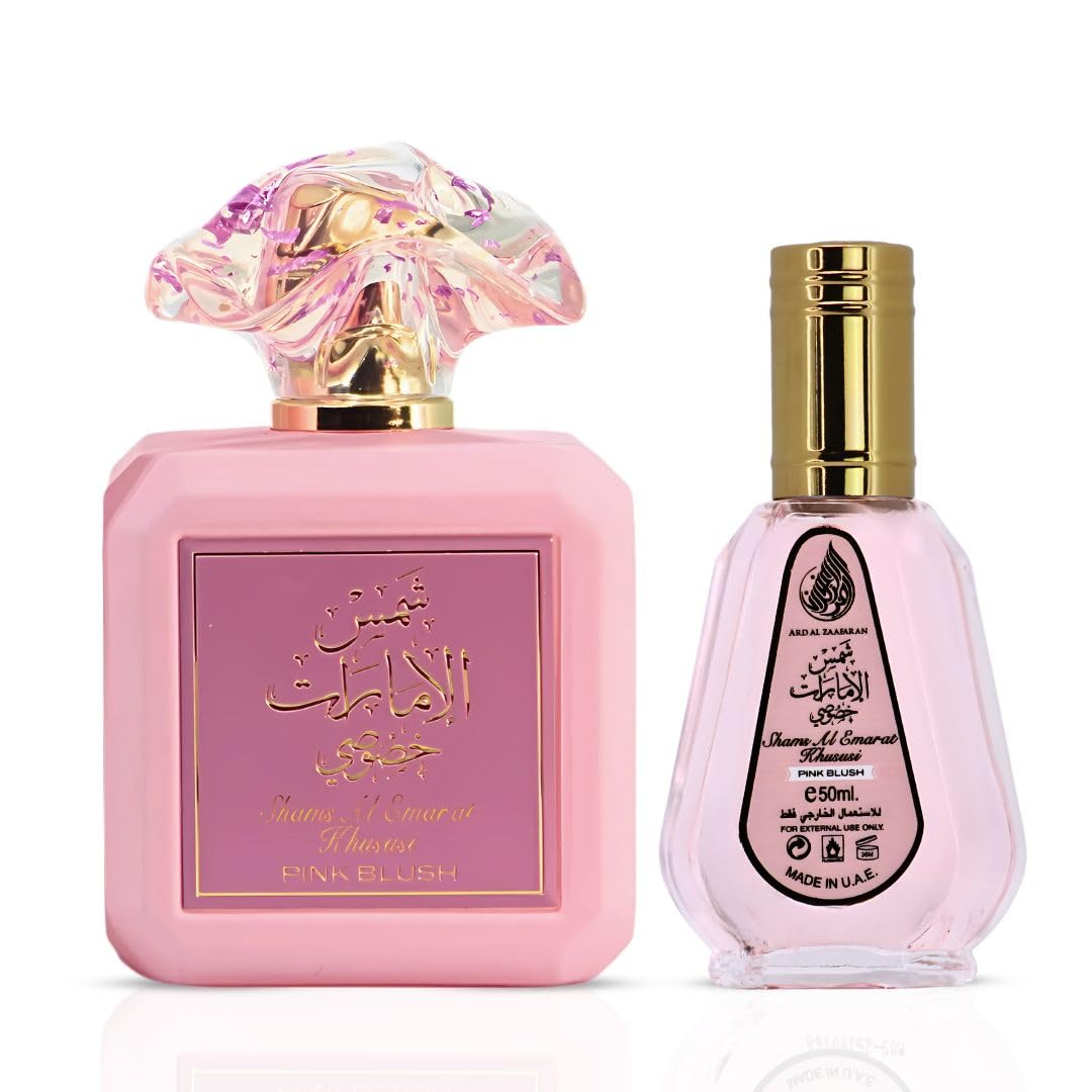 Ard Al Zaafaran Pink Blush Eau de Parfum Spray - 100ml | Elegant Fragrance for Women