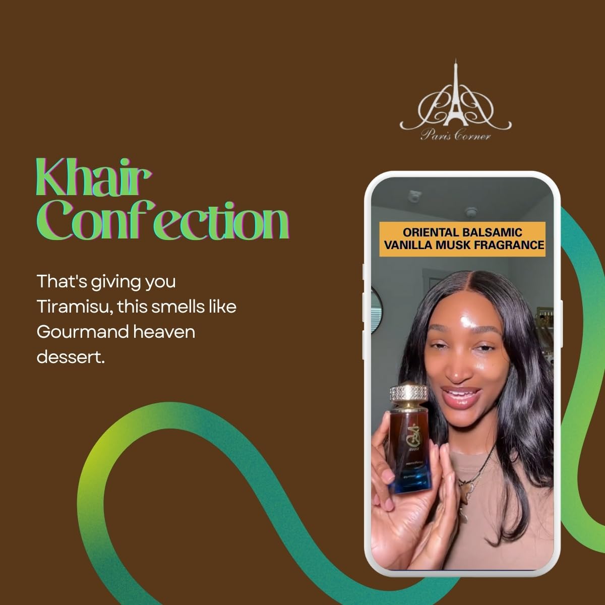 Khair Confection EDP - Sweet Candy Scented Perfume for Men & Women | 3.4 Fl Oz, Luscious Pear & Vanilla Notes