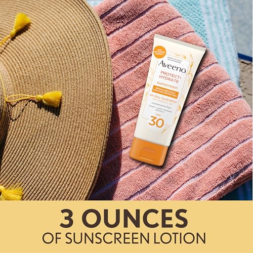 Aveeno Protect + Hydrate SPF 30 Sunscreen Lotion - 3 oz