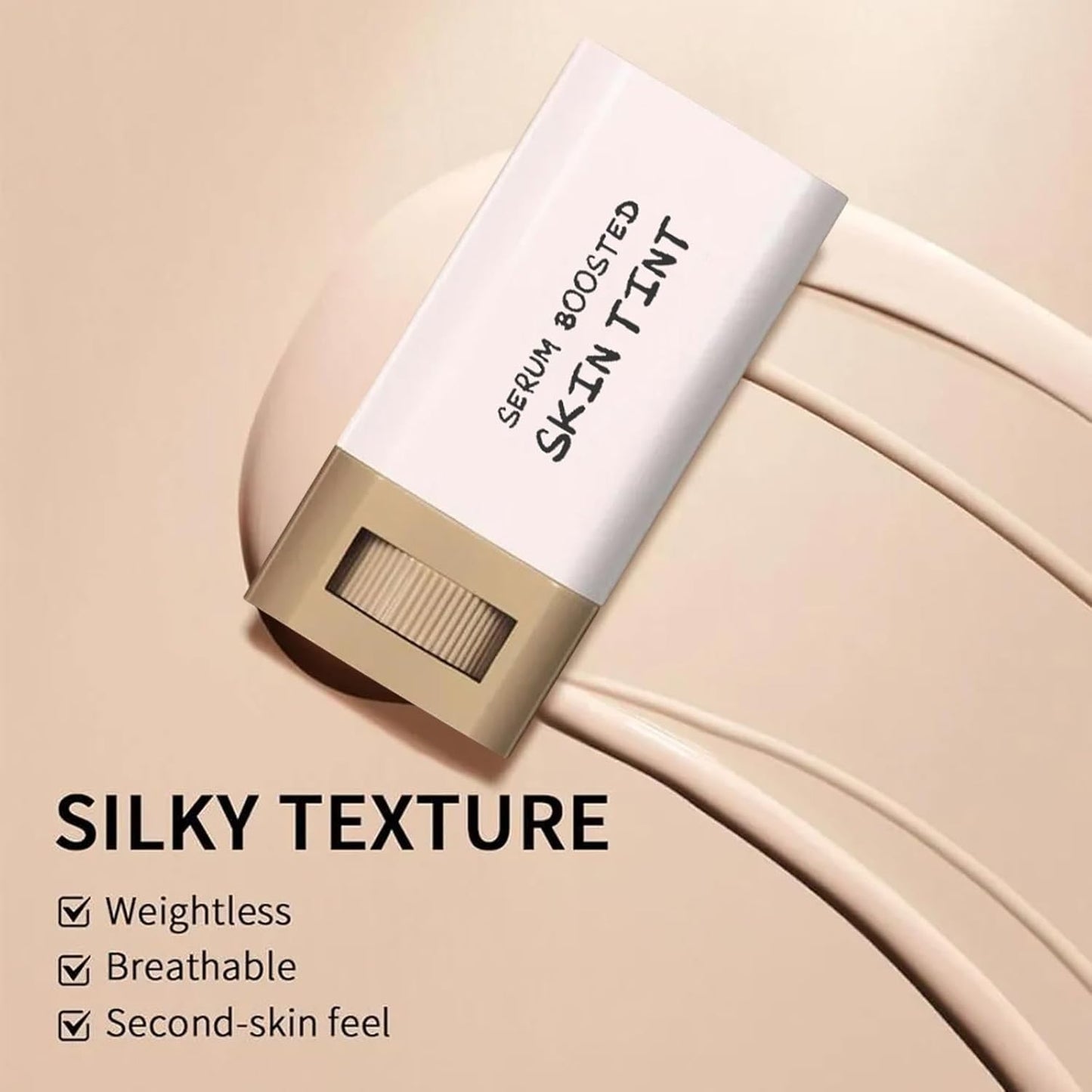 Foundation Stick - Serum-Boosted Tinted Moisturizer for Natural Finish | Longwear Contour Stick (#6 & #3)
