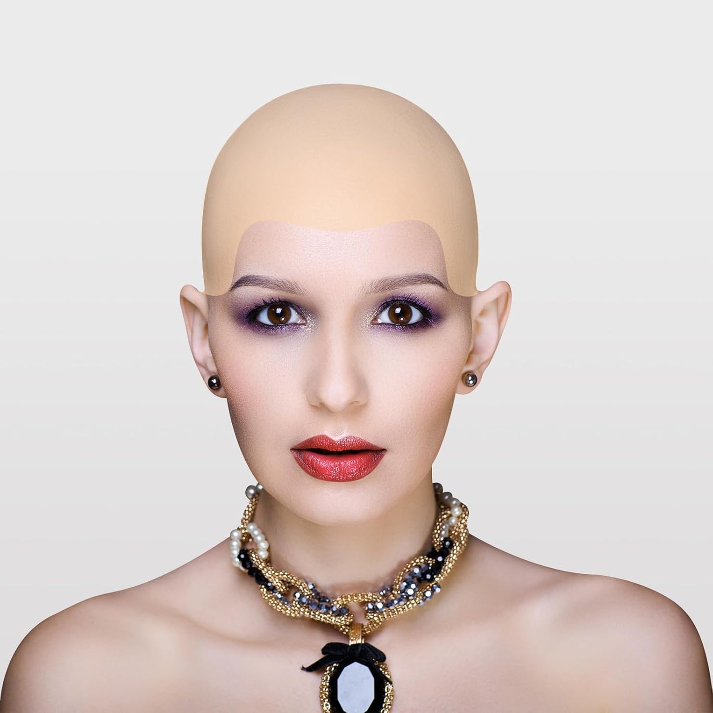 Bald Cap Halloween - 2Pcs Latex Wig Caps for Adults | Costume Accessory for Cosplay & Parties