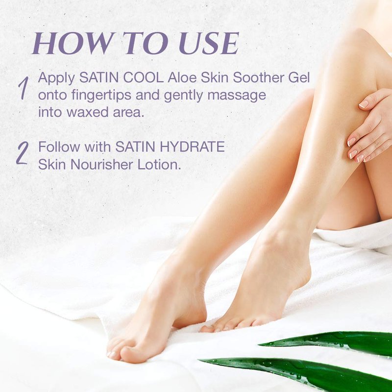 SATIN SMOOTH Satin Cool Aloe Vera Skin Soother Gel
