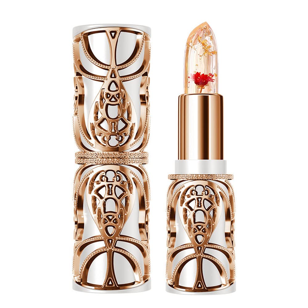 Crystal Flower Color Changing Lip Balm - Nutritious Jelly Gloss | Blue Flower