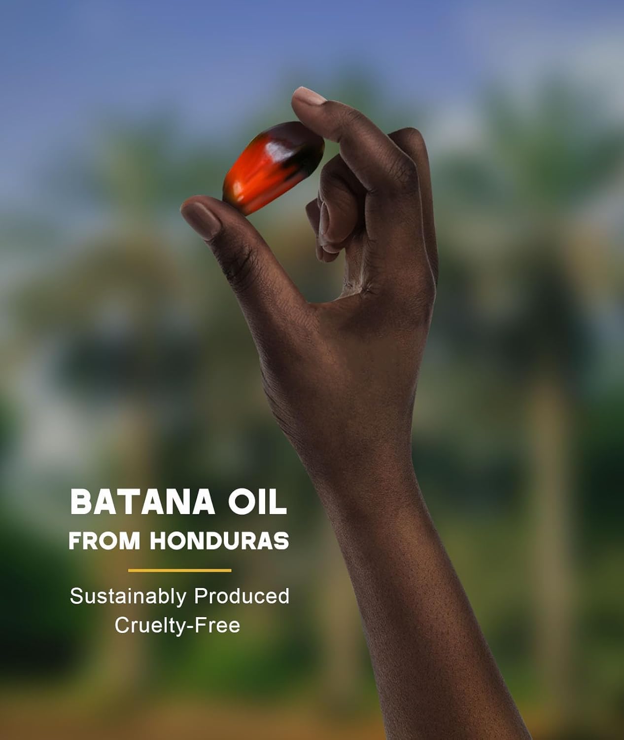 Batana Oil for Hair Growth - 100% Natural Pure Scalp Mask | Prevents Hair Loss & Enhances Thickness (4.05 Oz)