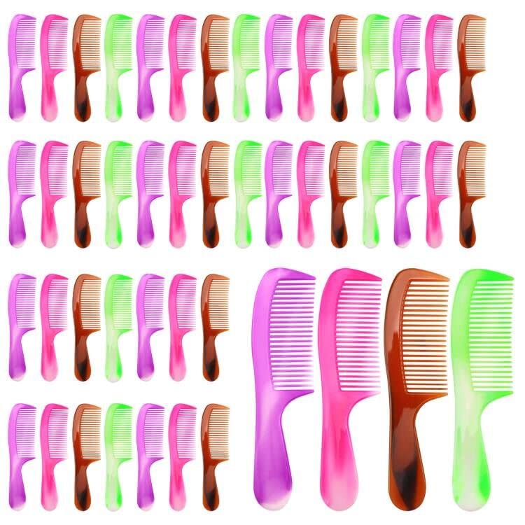 60-Pack Colorful Disposable Hair Combs for Kids – Bulk Hotel & Travel Hair Care