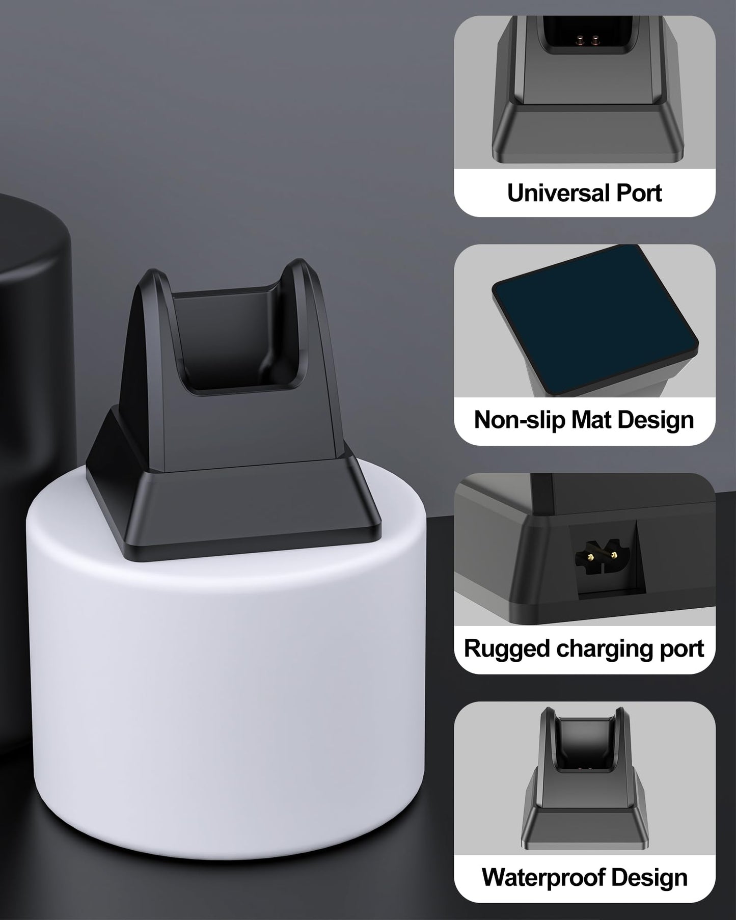 WUKUR Charging Stand for Wahl Cordless Clipper 3801, Charging Stand for Wahl Sterling and 5-Star 8148 8481 8591 81919 8504 8509 Cordless Clippers Charging Base