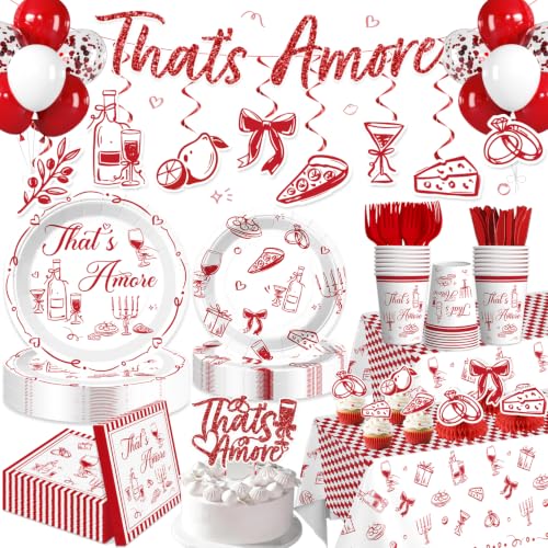 That's Amore Italian Party Kit for 25 Guests | Complete Decorations Set