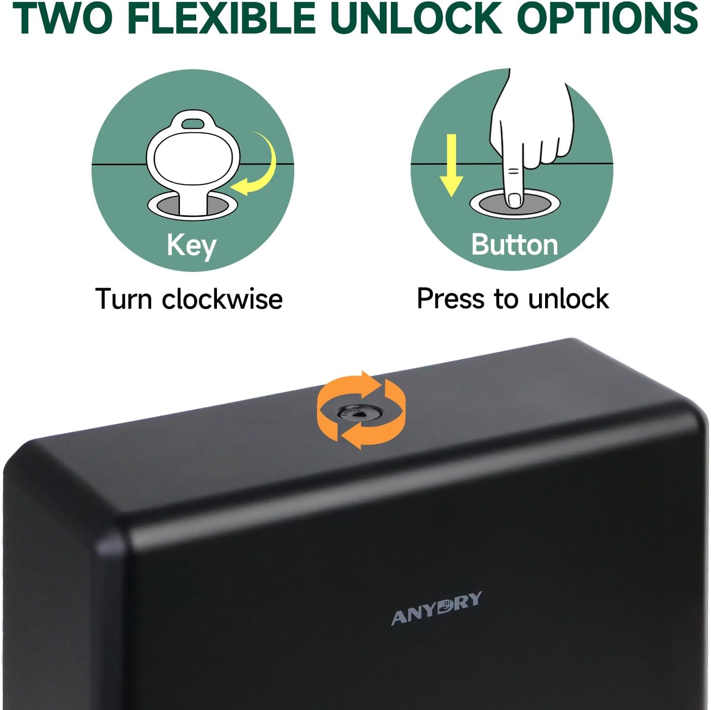 Paper Towel Dispenser - Wall Mount Commercial 400-Sheet Multifold with Lock | Ideal for Public Spaces (Folded Size ≤ 10" x 3.5")