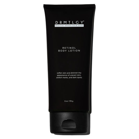 DRMTLGY Retinol Body Lotion – Firming Anti-Aging Body Cream for Crepey Skin, Stretch Marks & Sun-Damaged Skin – Hydrating Retinol Lotion with Ceramides & Shea Butter