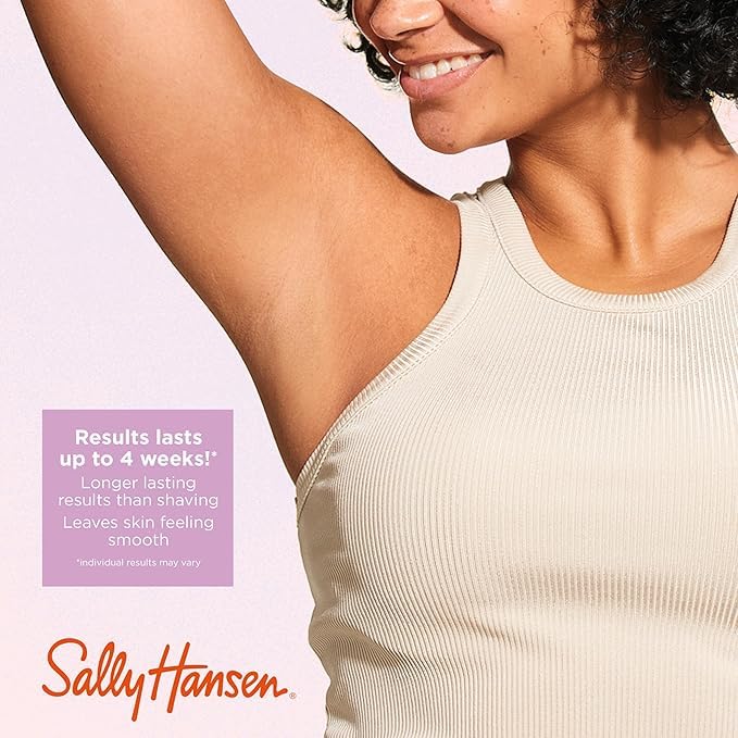 Sally Hansen Microwavable Wax Starter Kit - Hair Removal for Body, Legs & Bikini | Vegan & Dermatologist Tested