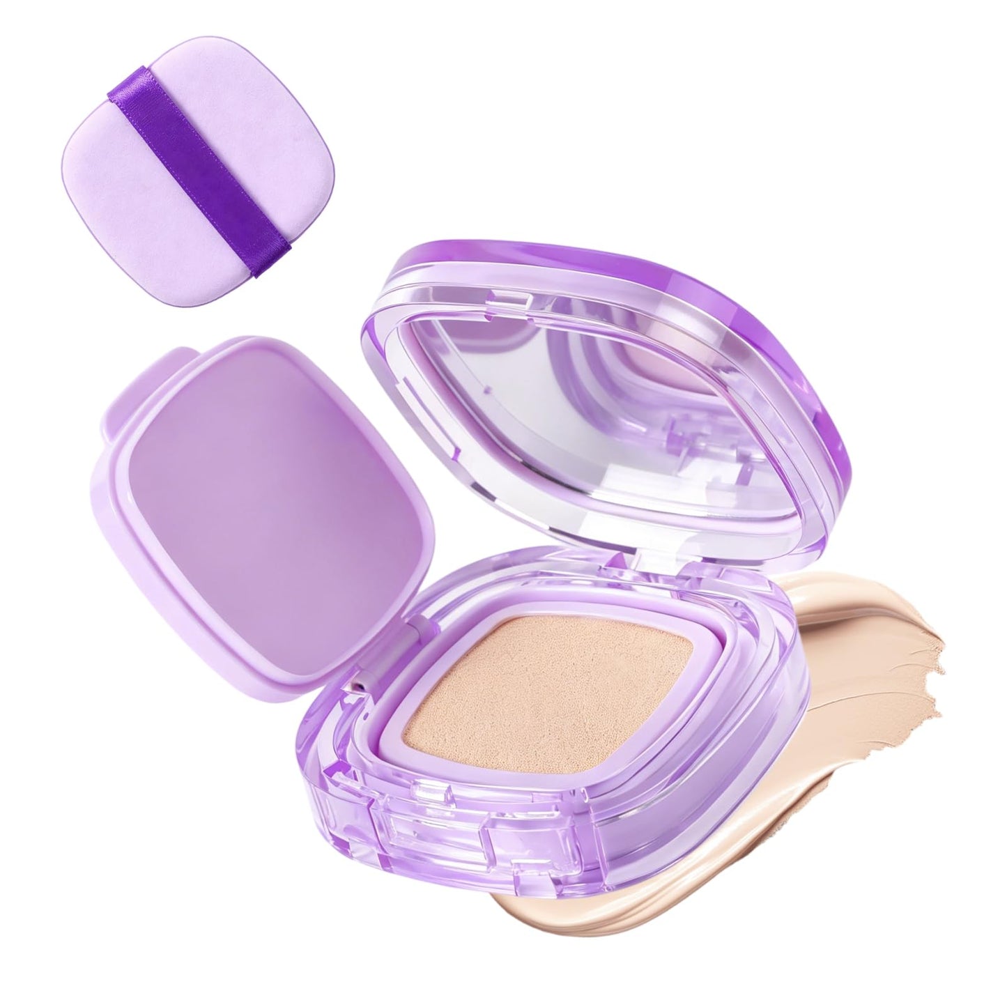 Full Coverage Creamy Foundation, 24h Long-Lasting Waterproof Matte Finish, Moisturizing, Lightweight for All Skin Types (Lvory)
