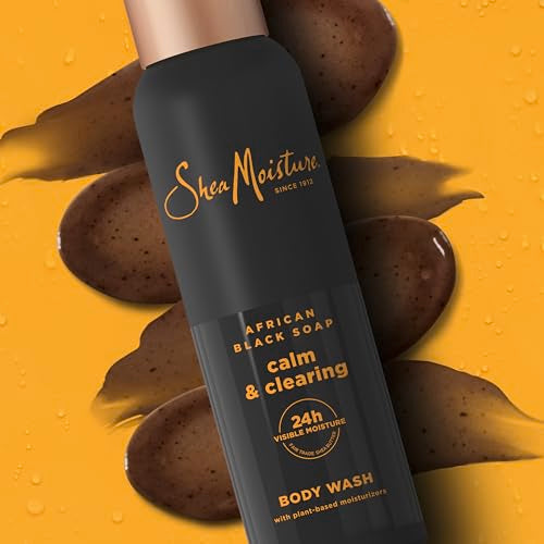 SheaMoisture African Black Soap Body Wash - 18 Oz for 24H Moisture