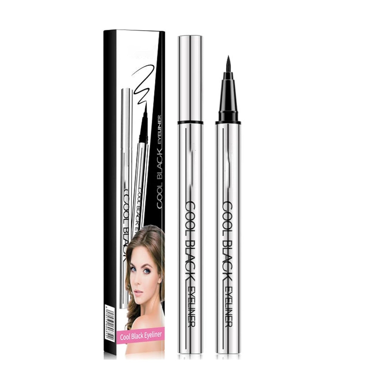Long-Lasting Waterproof Eyeliner - 24-Hour Smooth Application, Ultra-Creamy Texture | 2PCS