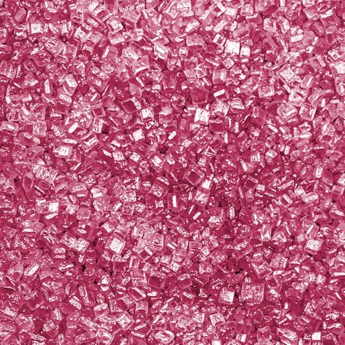 Neon Pink Rimming Sugar - 4oz Cocktail Garnish for Drinks & Desserts