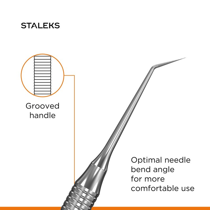 STALEKS PRO Expert 10 Professional Eyelash Lifting Tool – Stainless Steel Multifunctional Lash Separator & Styling Pick