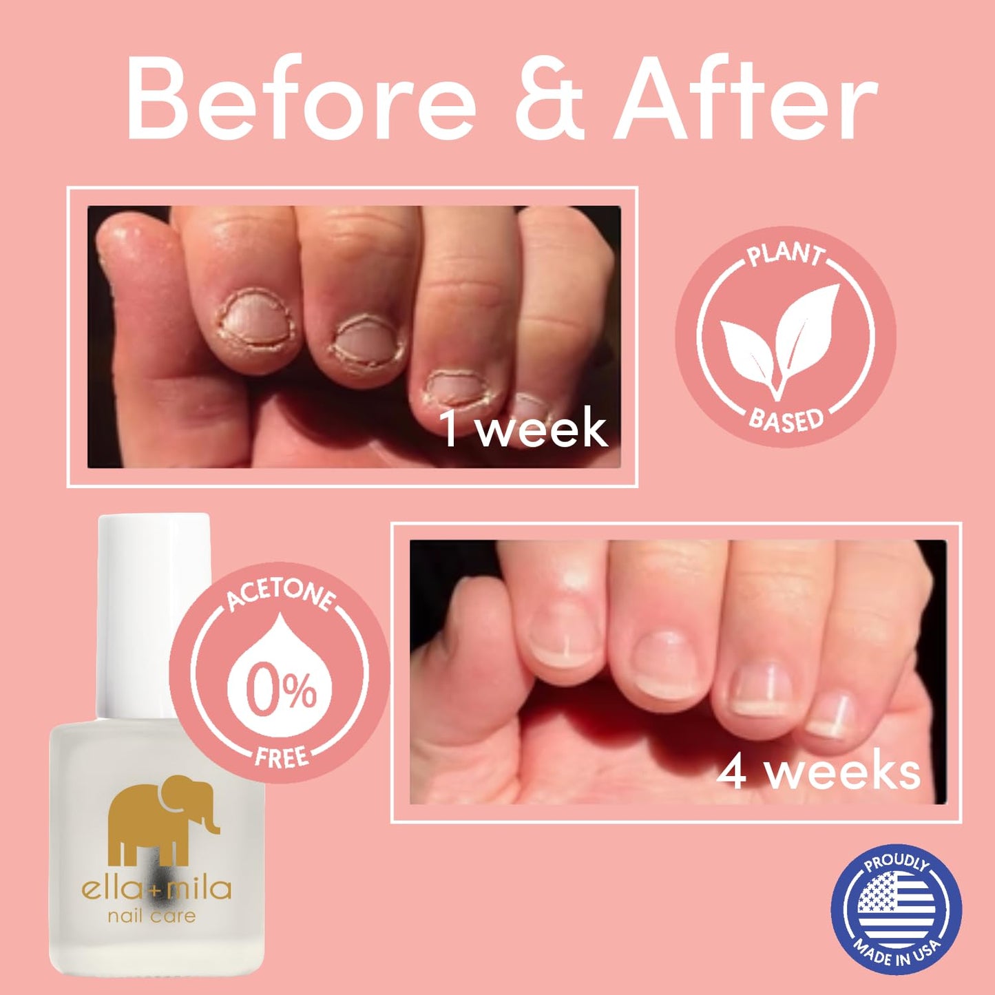 No Bite Nail Polish for Kids & Adults - Vegan Bitter Taste Treatment | Habit Breaker, Safe Formula