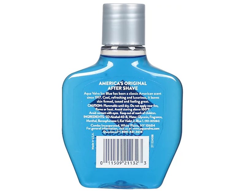 Aqua Velva Classic Ice Blue Cooling After Shave 3.50 oz (Pack of 5)