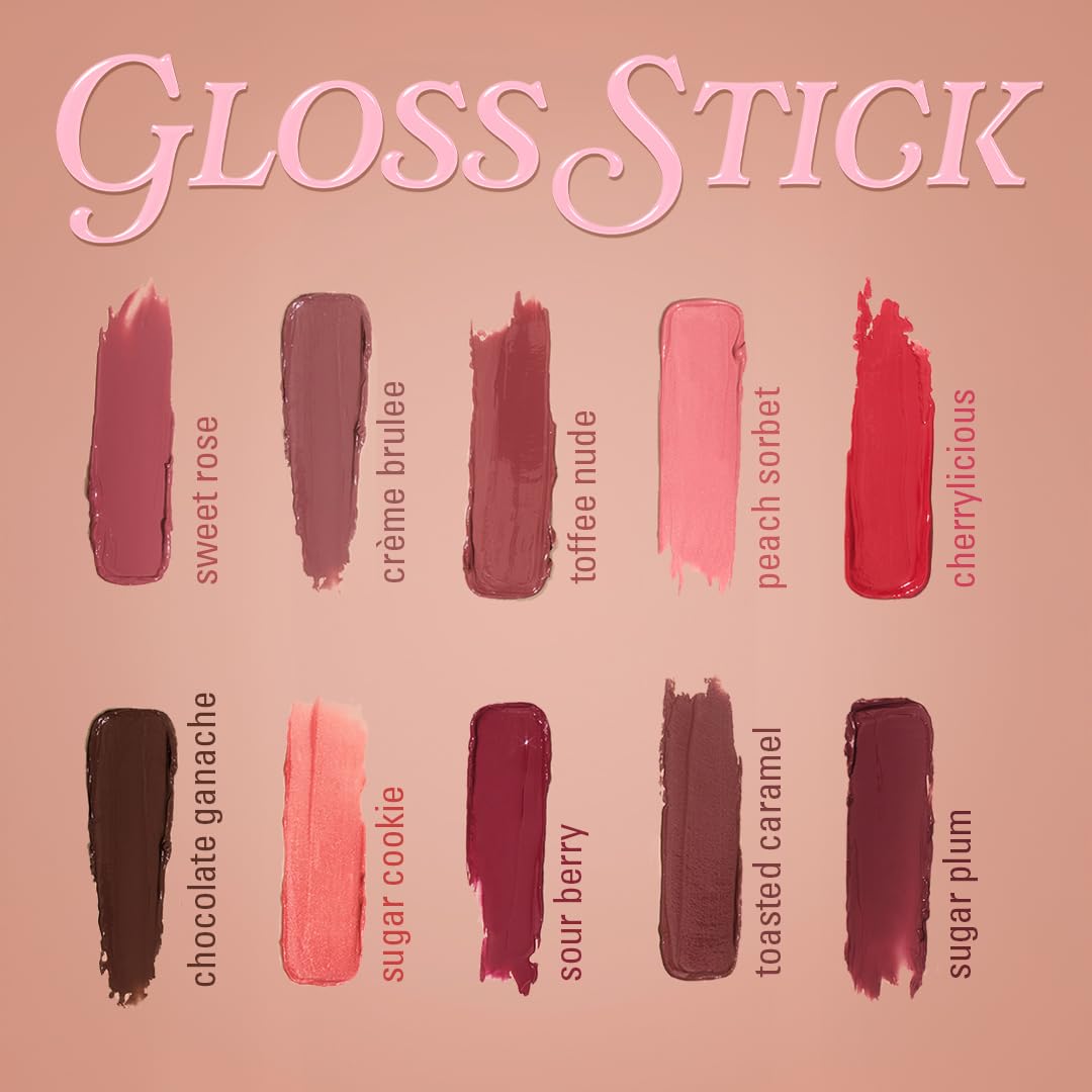 Revolution Beauty London, Pout Lip Gloss Stick, Pigmented High-Shine Formula with Hyaluronic Acid & Vitamin E, Vegan & Cruelty-Free, Creme Brulee Mauve, 0.1 fl oz