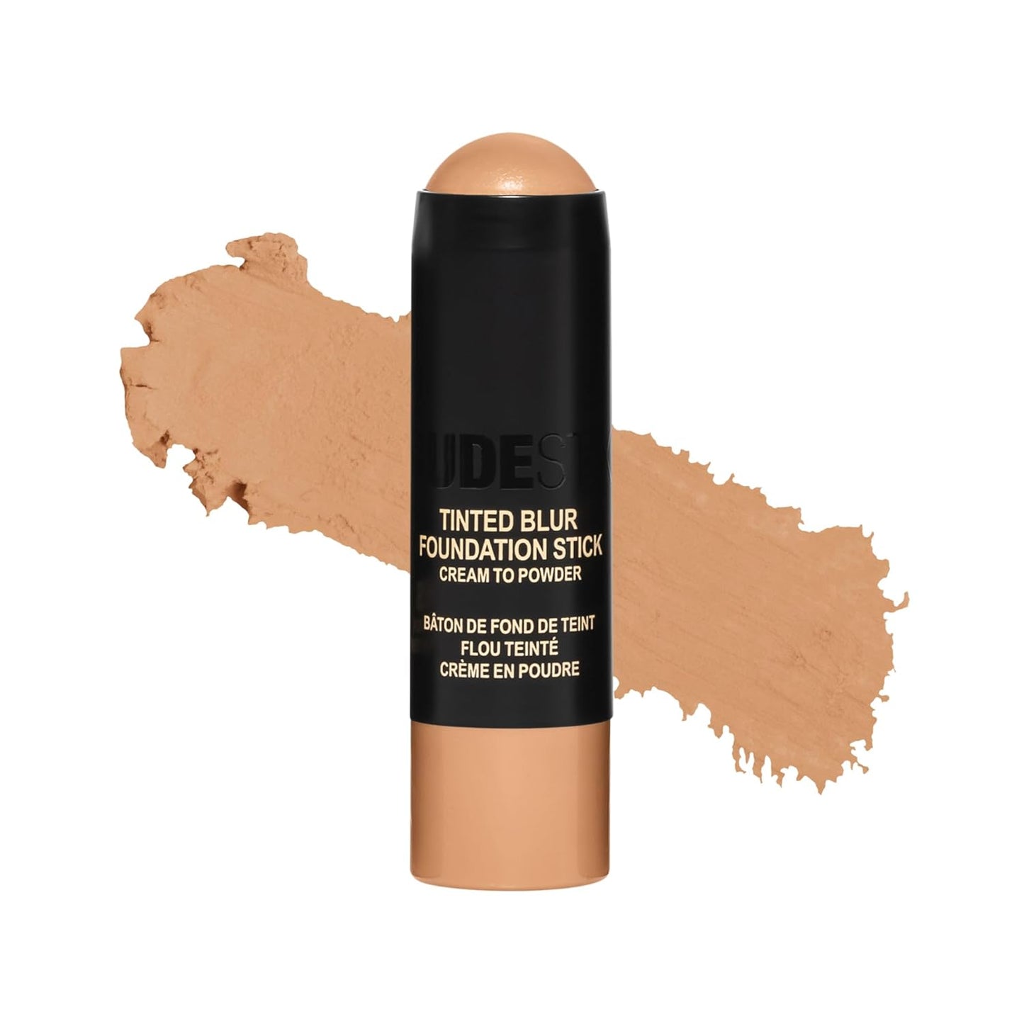 Nudestix Tinted Blur Foundation Stick - Cream-to-Powder Lightweight Makeup for Pores & Blemishes | Natural-Matte Finish