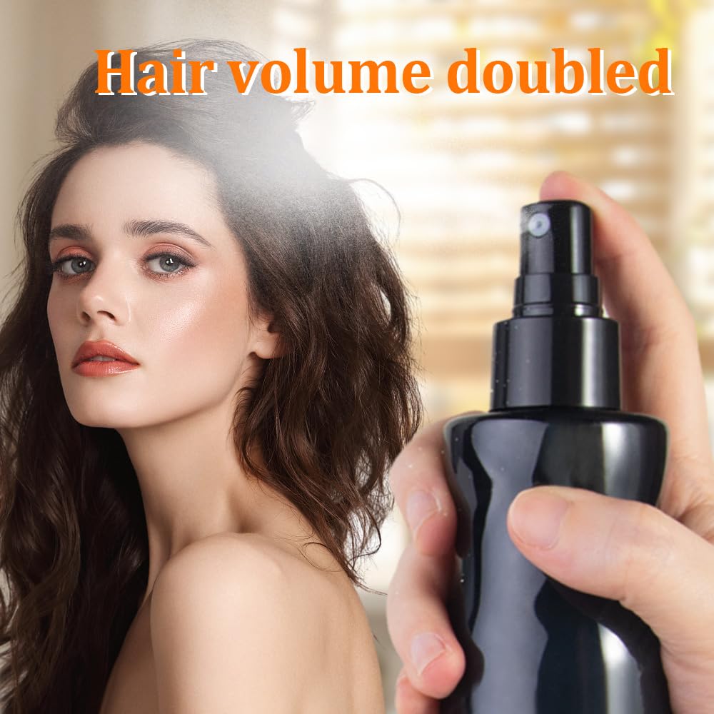 Hair Leave-In Volumizing Styling Spray, Weightless Hair Thickening Spray for Fine Flat Hair, Non-Sticky Fine Mist Volume Booster, Long Lasting Root Lift & Texture Spray for Women and Men (3pcs, 120ml)