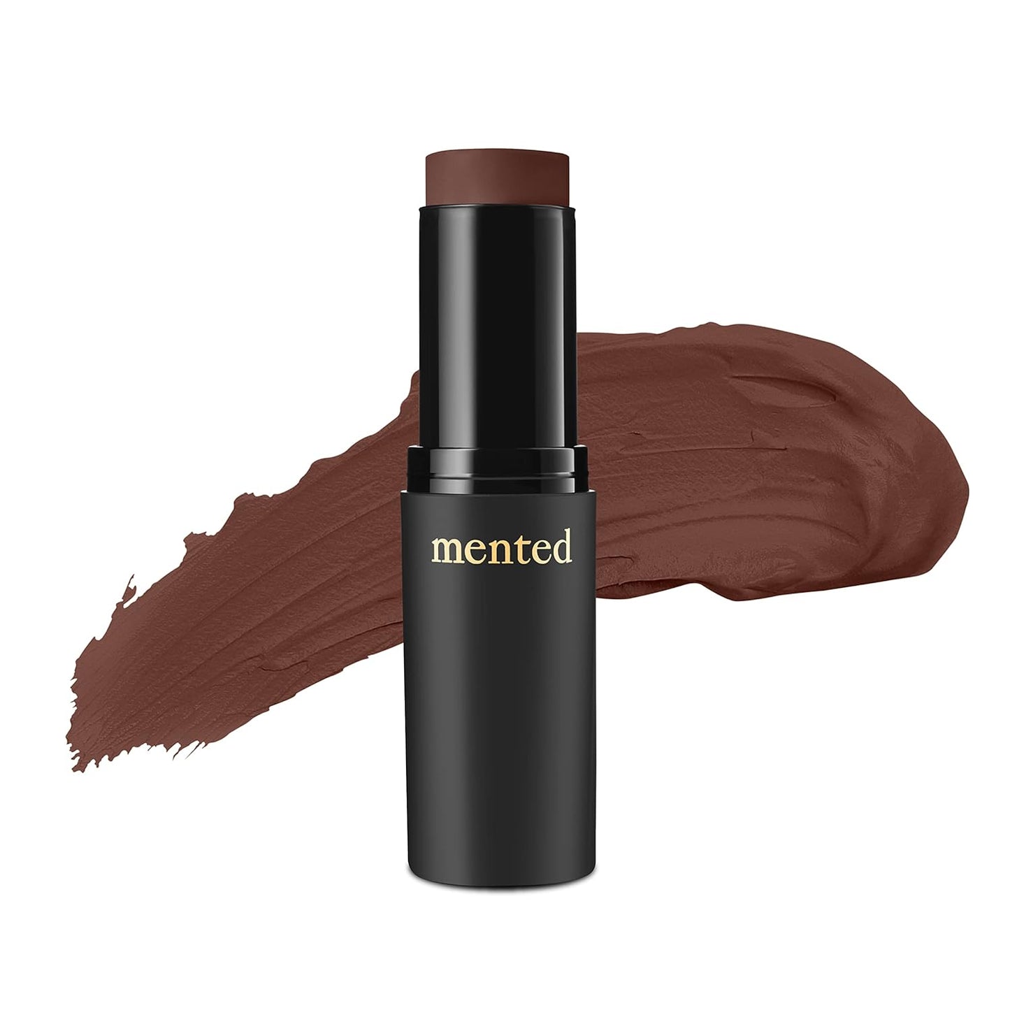 Mented Cosmetics Stick Foundation - Vegan Cream Makeup for Dark Skin | Concealer & Contour Stick D10