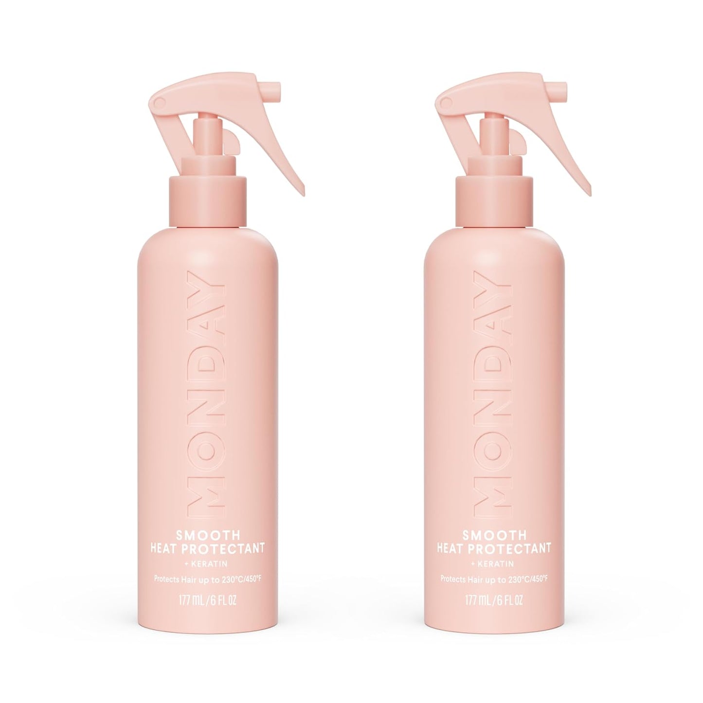 MONDAY HAIRCARE Heat Protectant Spray with Keratin - 6 oz for Smooth, Polished Hair | Pack of 2