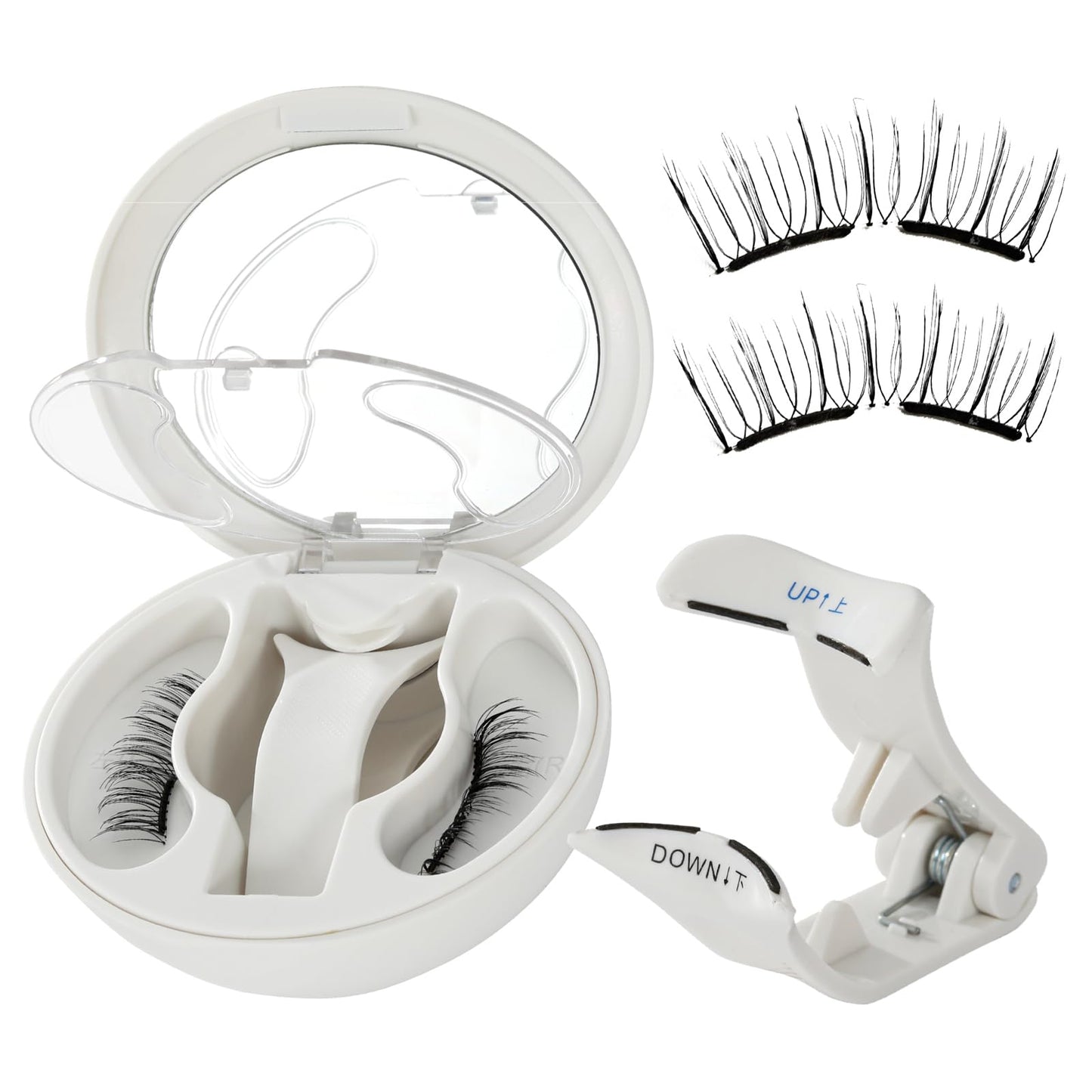 FrisLead Fake Magnetic Eyelashes with Applicator