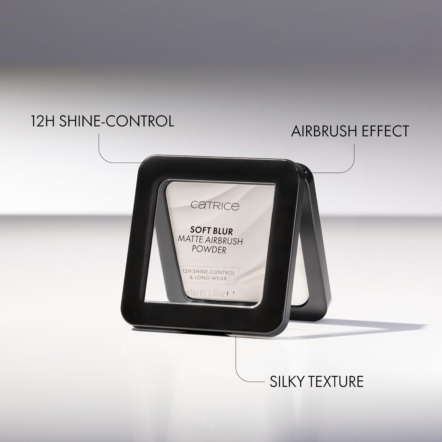 Catrice Soft Blur Matte Airbrush Powder - Lightweight, Talc-Free Setting Powder for Long-Lasting Makeup | Vegan & Cruelty-Free (001N)