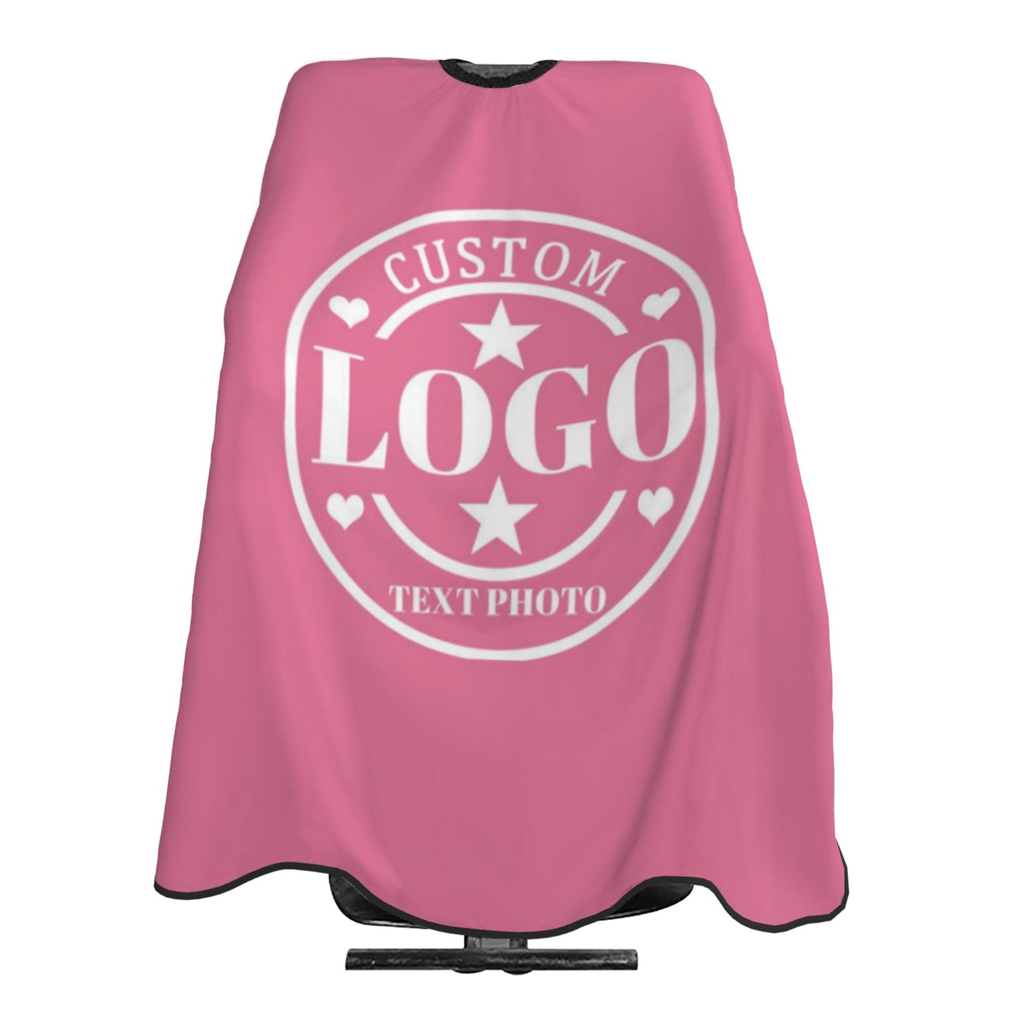 Custom Barber Cape Customized Haircut Capes Logo Text Photo Salon Hairdressing Apron for Home and Barbershop Azalea