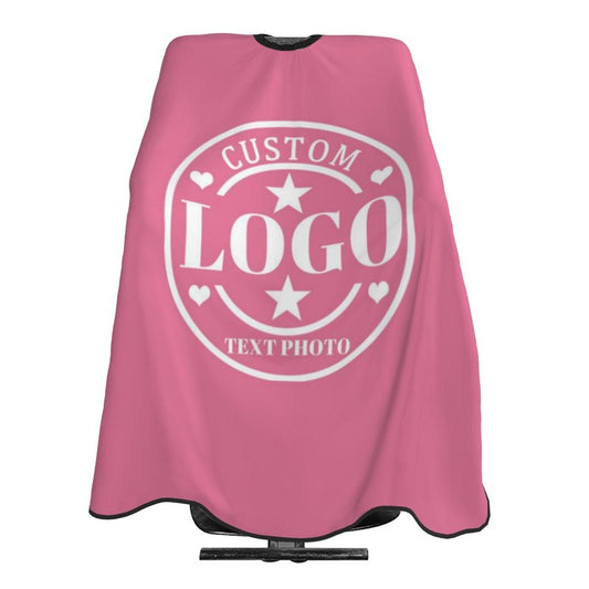 Custom Barber Cape Customized Haircut Capes Logo Text Photo Salon Hairdressing Apron for Home and Barbershop Azalea