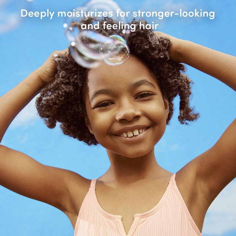 Kids Haircare Set - Detangling Shampoo & Conditioner for Ages 3+ | Plant Protein Peptides & Argan Oil, Vegan Formula