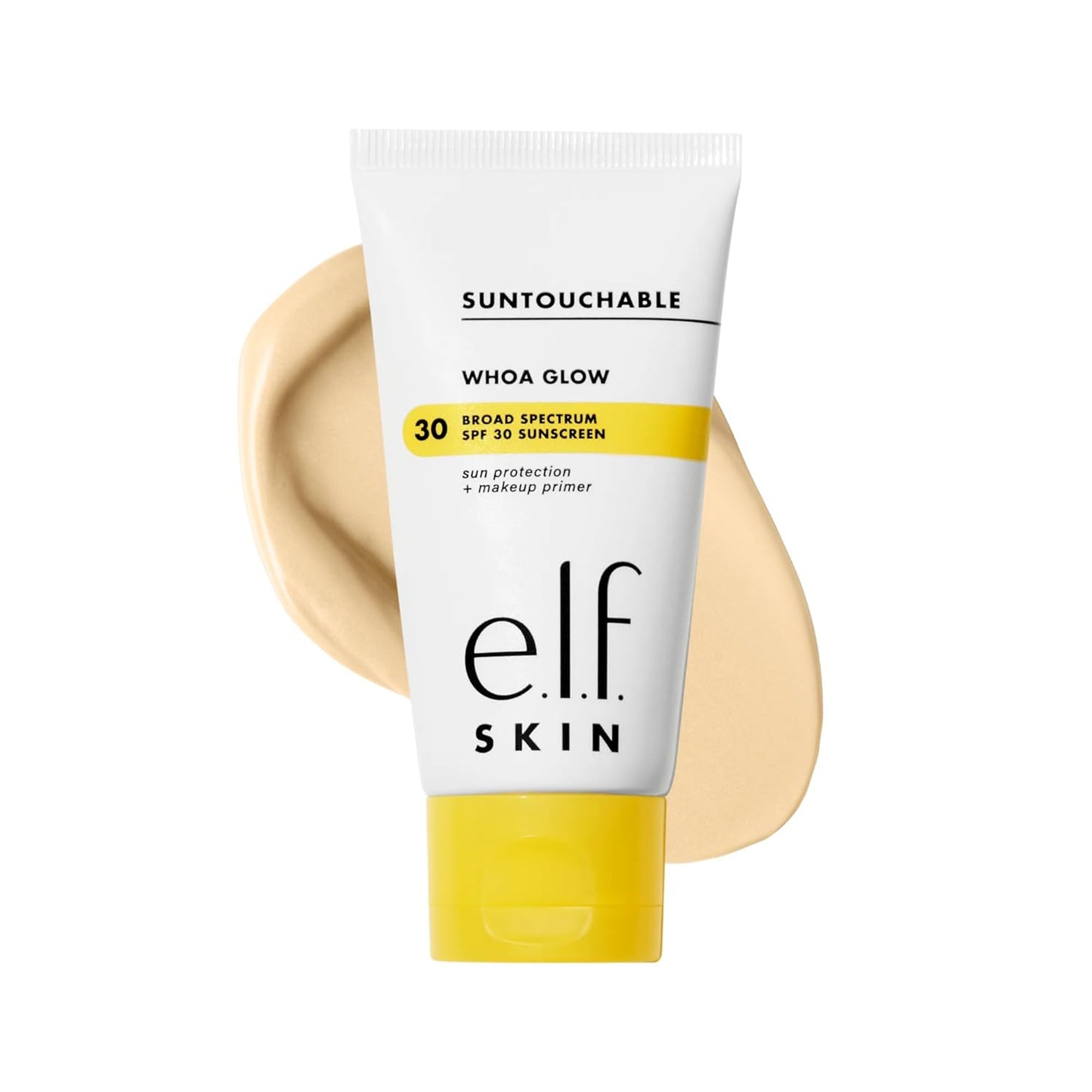 e.l.f. SKIN Suntouchable! Whoa Glow SPF 30 - Lightweight Sunscreen & Makeup Primer with Hyaluronic Acid | Vegan & Cruelty-Free