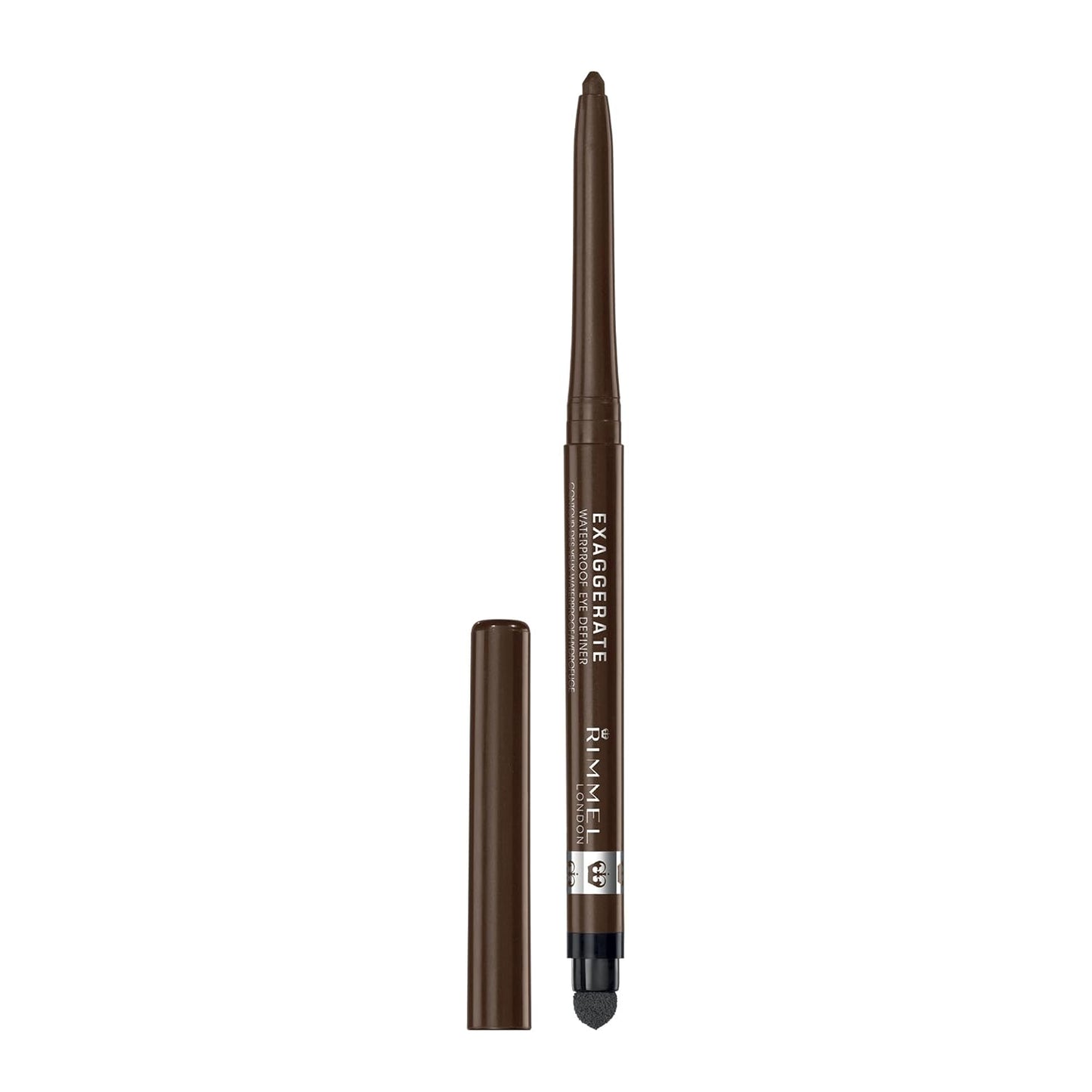 Rimmel London Exaggerate Waterproof Eyeliner - Highly Pigmented, Long-Wearing | Deep Ocean, 0.01oz