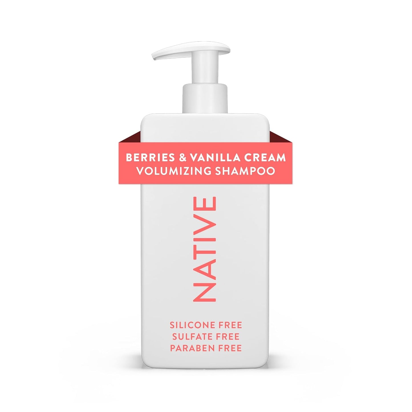 Native Volumizing Shampoo - Berries & Vanilla Cream | 16.5 fl Oz for Full-Bodied Hair