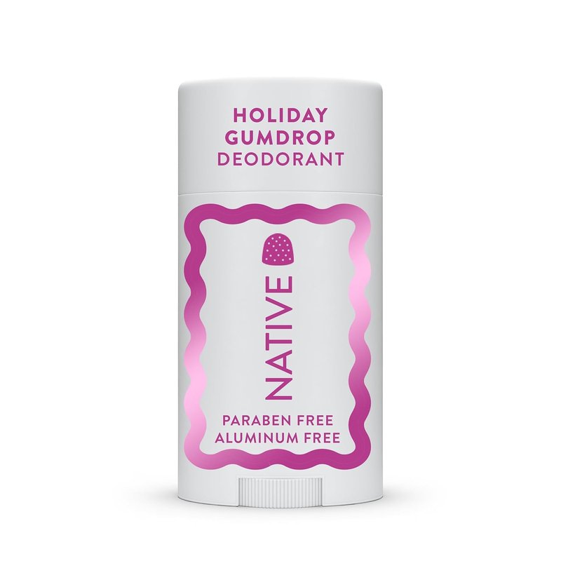 Native Deodorant - Holiday Gumdrop Scent | Aluminum-Free, 72-Hour Odor Control for Men & Women