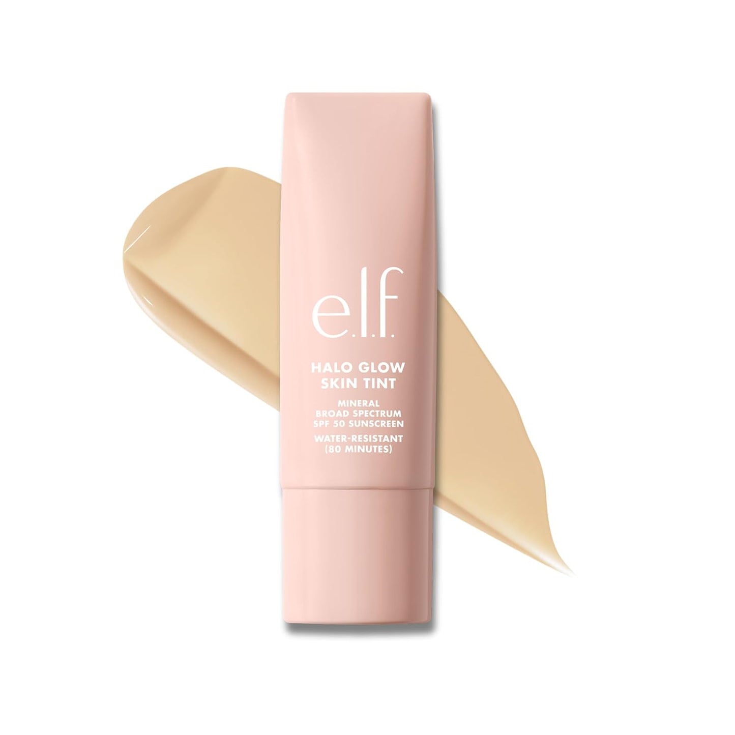 e.l.f. Halo Glow Skin Tint SPF 50 - Tinted Moisturizer for Light Skin | Buildable Coverage, Vegan & Cruelty-Free