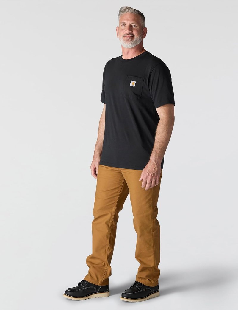 Carhartt Men's K87 Pocket T-Shirt - Classic Fit, Soft Cotton | Multiple Colors Available