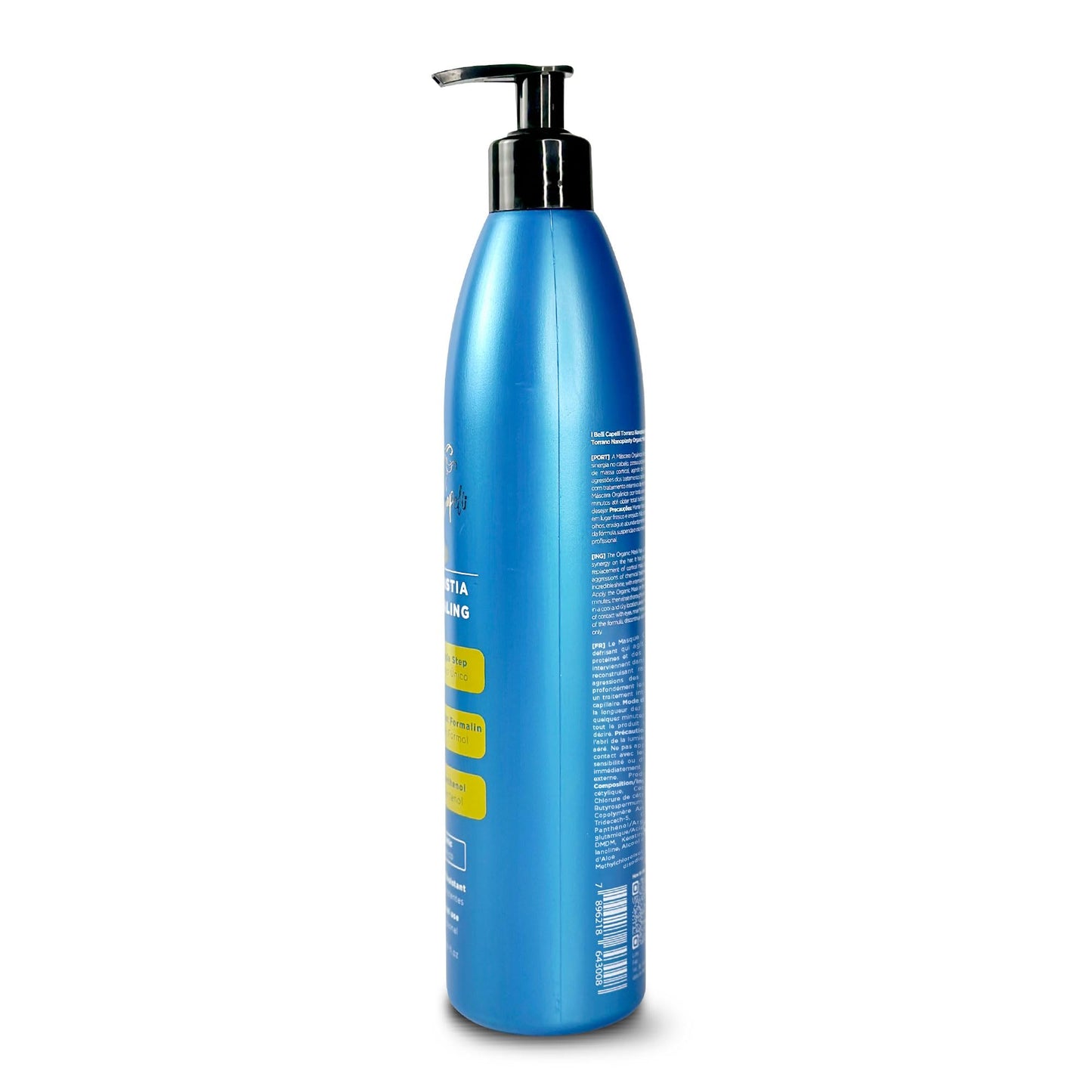 I Belli Capelli Torrano Cream Nano Keratin Hair Treatment, Straightening Hair 1 Step, Formaldehyde Free-Nanoplastia Para Alisar Cabello, Keratina Organica Sin Formol -Brazilian Nano Keratin (500ml)