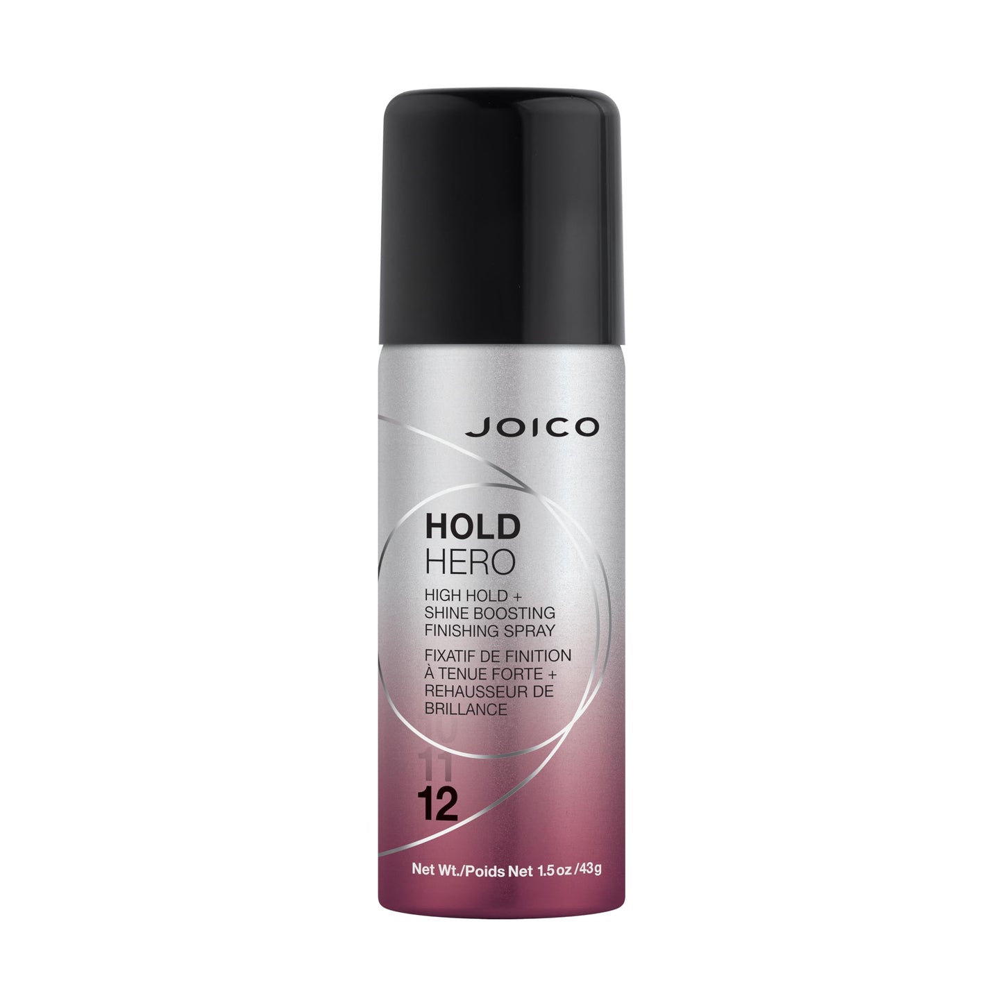 Joico Hold Hero High Hold + Shine Boosting Finishing Spray | For All Hair Types| Protect Against Heat & Humidity | Wind Resistant Up to 25 MPH | Boost Shine | 7-Day Hold | 1.5 Oz
