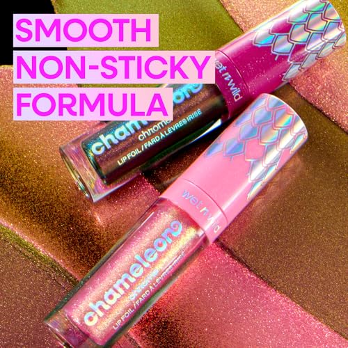 Wet n Wild Chameleon Chrome Lip Foil - Bold Light-Reflecting Pigments