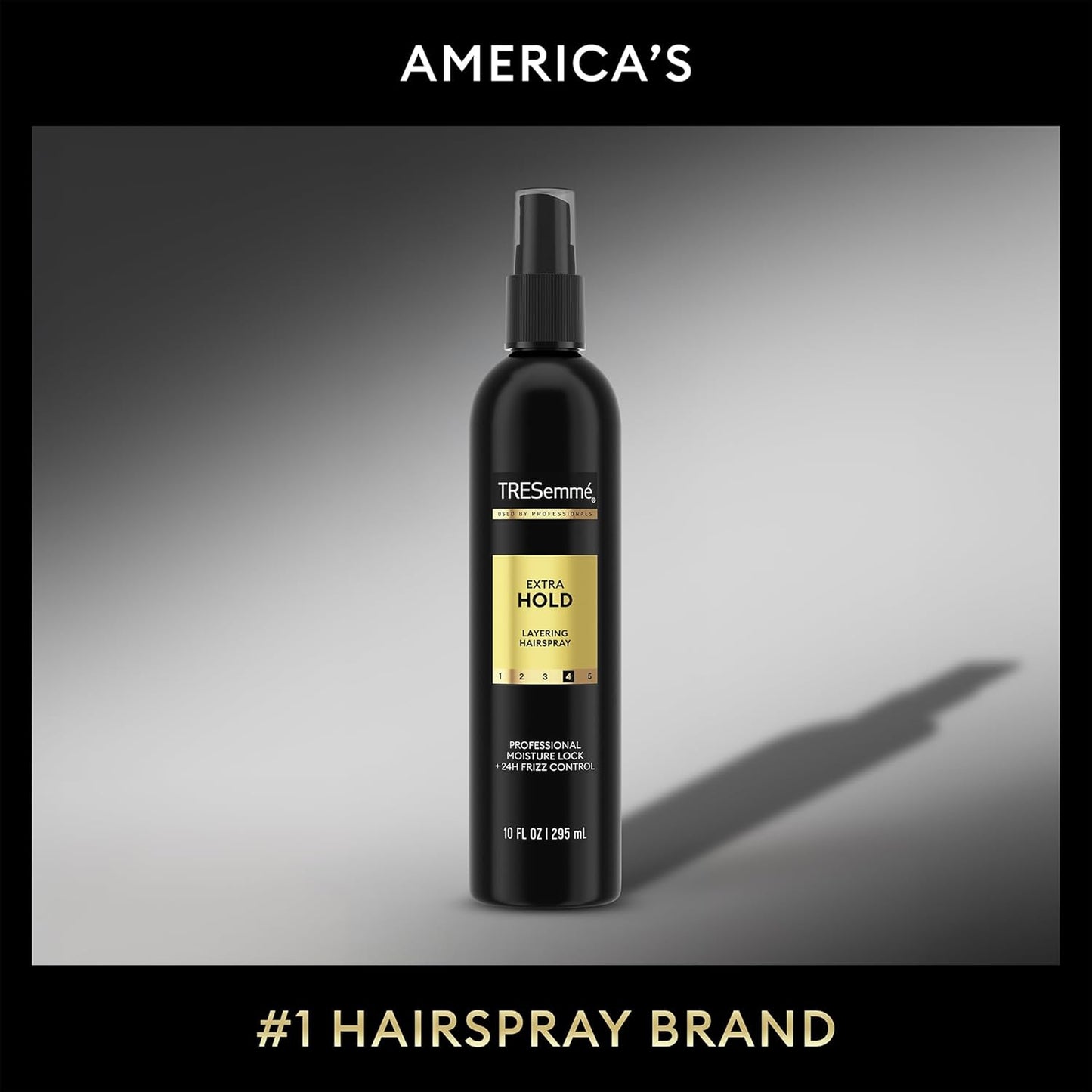 TRESemmé Extra Hold Non-Aerosol Hairspray - 24-Hour Frizz Control & Keratin Repair | 3-Pack