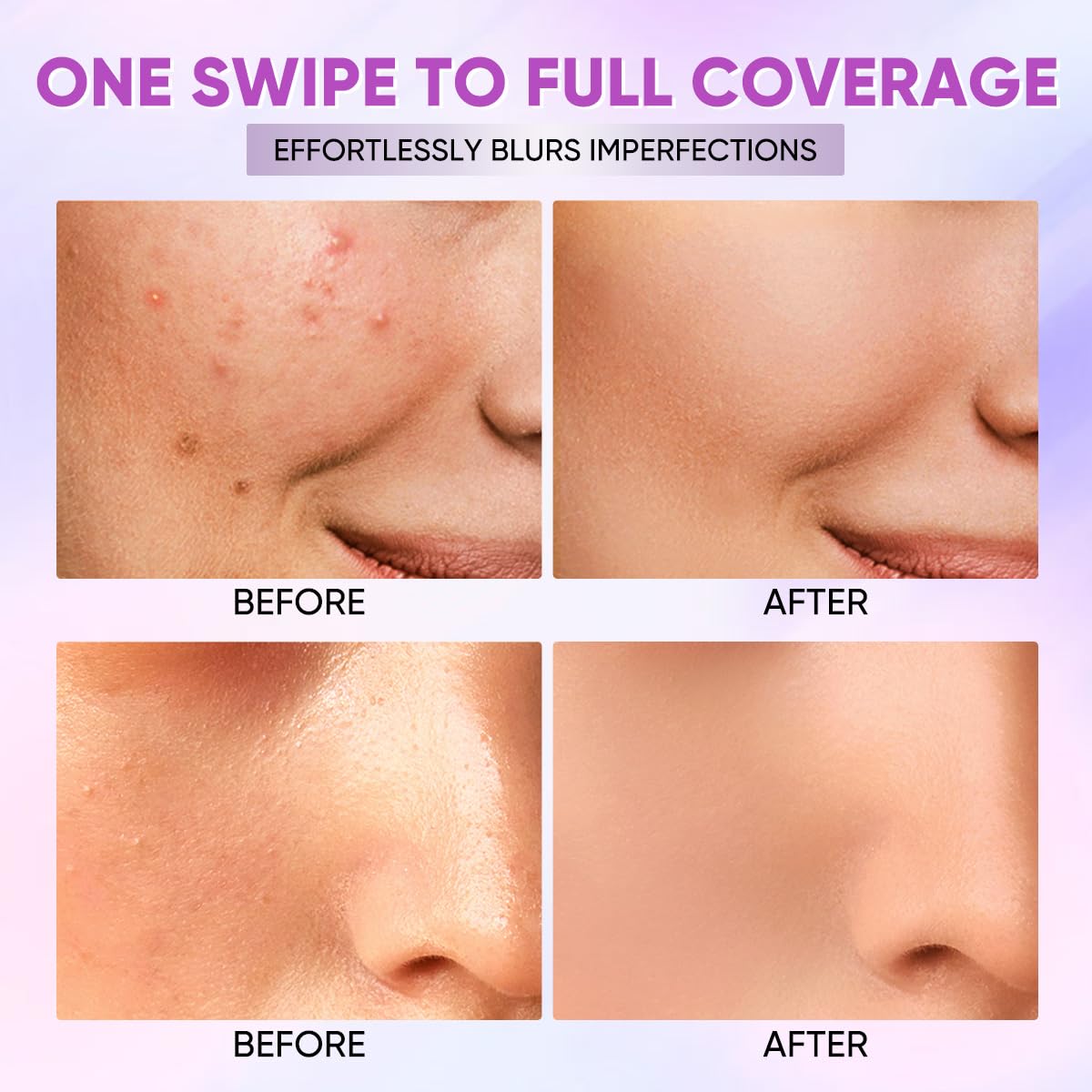 MINIMELI Always-on Full Coverage Creamy Foundation, Waterproof & Long Lasting BB Cushion, with SPF 30 Foundation Makeup Buildable Formula - Blurring, Smoothing & Nourishing (#05 Warm Nude)