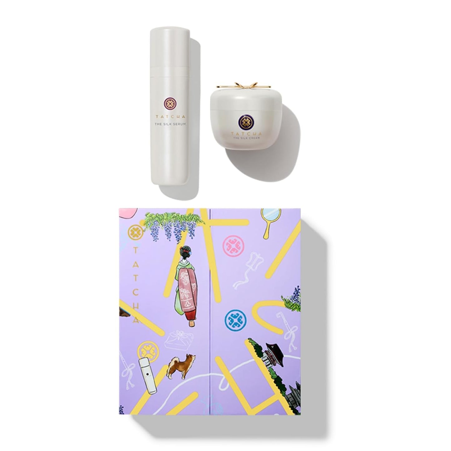 TATCHA The Silk Firming Set - Anti-Aging Serum & Cream Duo | Luxurious Skincare Gift Set