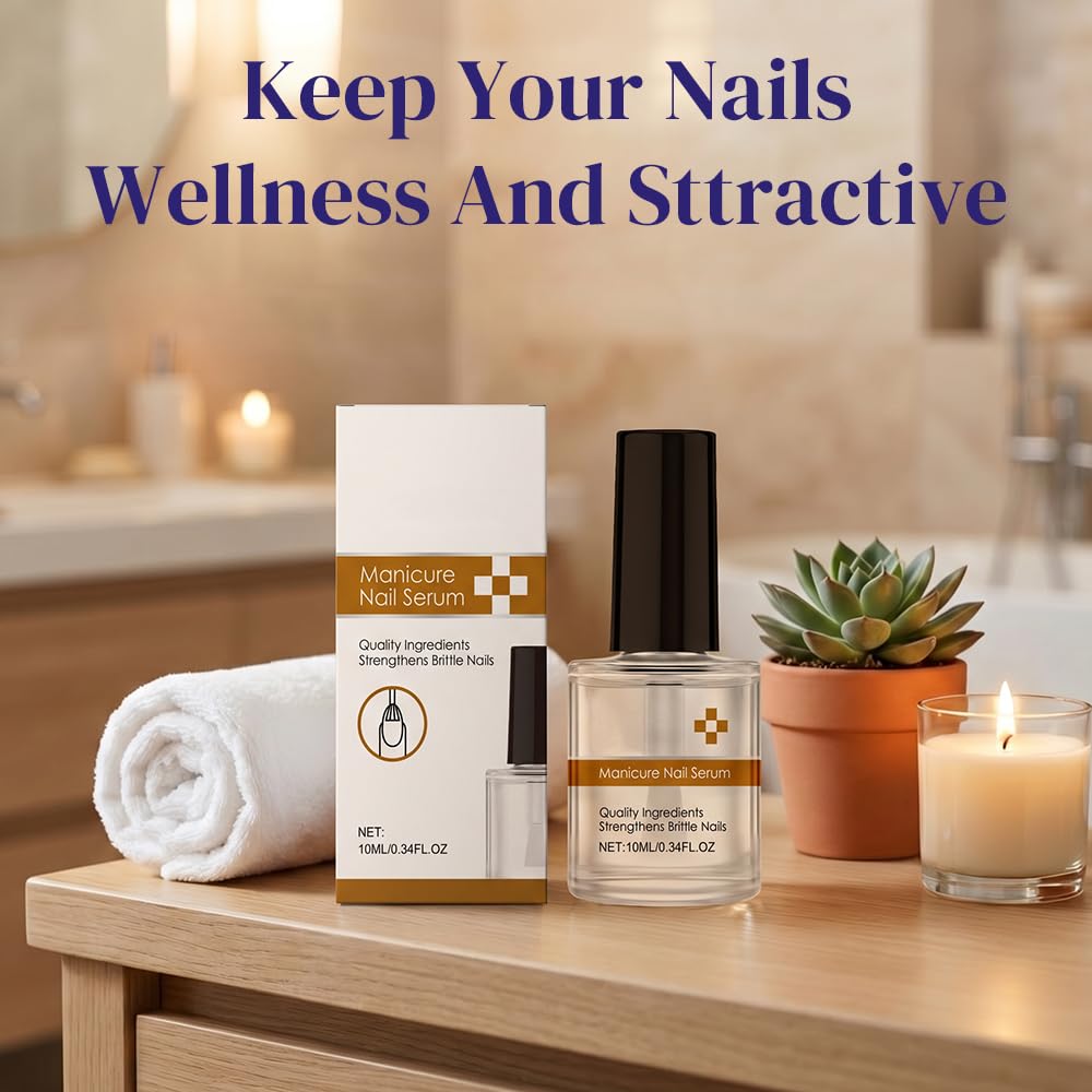 Nail Care Oil with Keratin, 2026 New Keratin Nail Strengthener, 3-Day Intensive Care for Dry & Brittle Nails, Fast Hydration & Repair Treatment (1pcs)