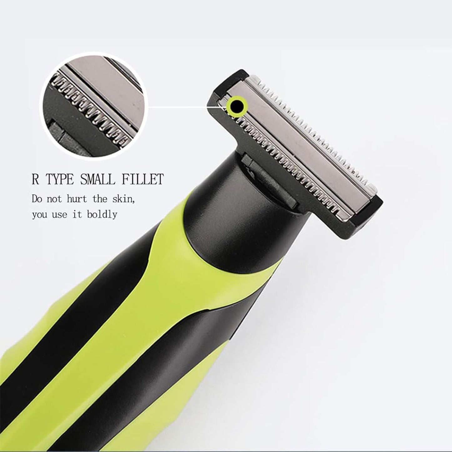 LinMei Men’s Electric Shaver Full Body Wet & Dry Shaver, USB-C Fast Charging, IPX5 Waterproof, Cordless Razor for Face, Head, Body Includes Beard Trimmer Attachment (Trimmer+Green Travel Box)