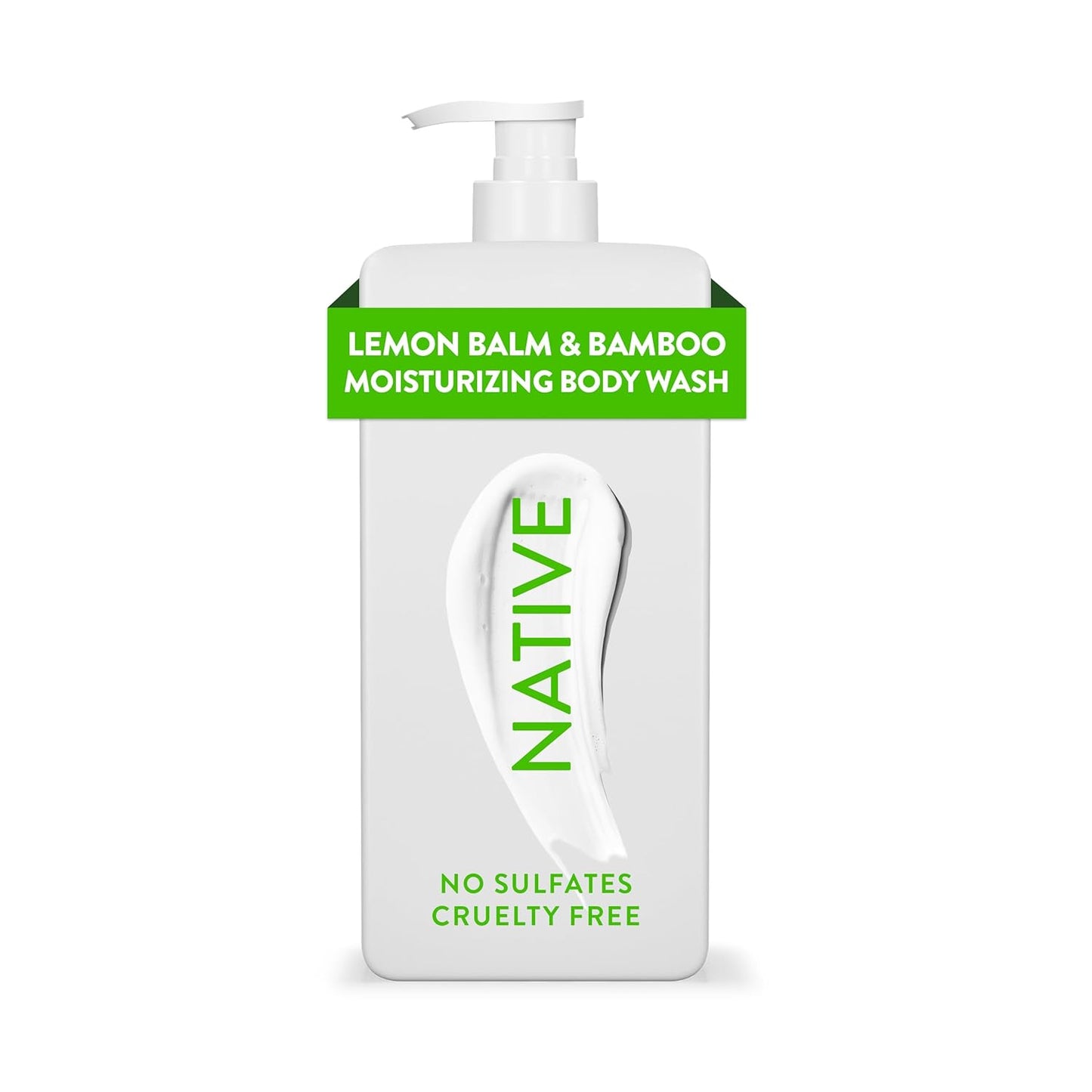 Moisturizing Body Wash - Naturally Derived Ingredients | Sulfate, Paraben & Dye Free | Night Jasmine & Walnut, 18 oz